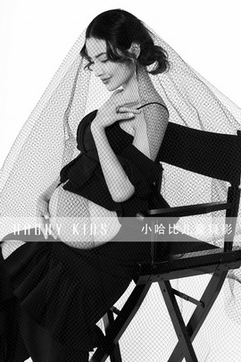 小哈比孕妇摄影作品