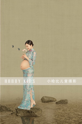 小哈比孕妇摄影作品