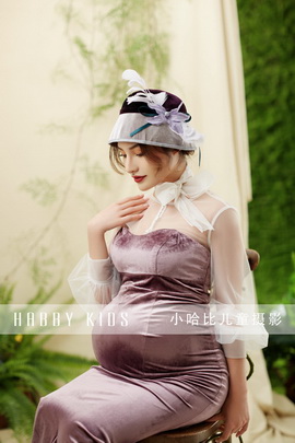 小哈比孕妇摄影作品